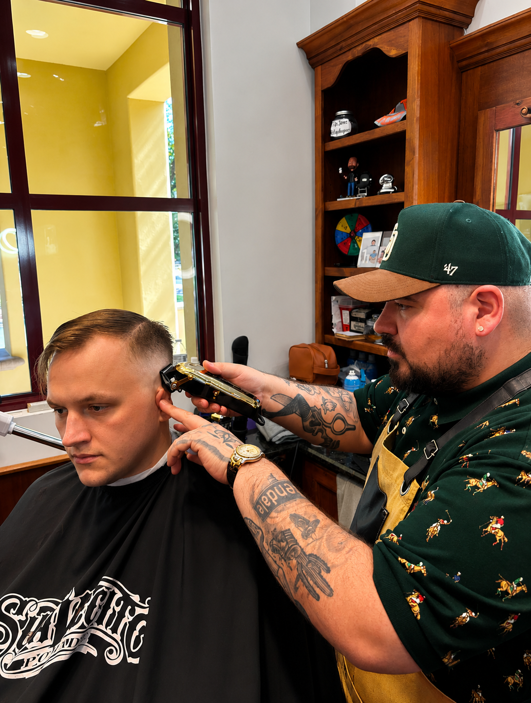 Daniel, Barber at Barbershop on Main