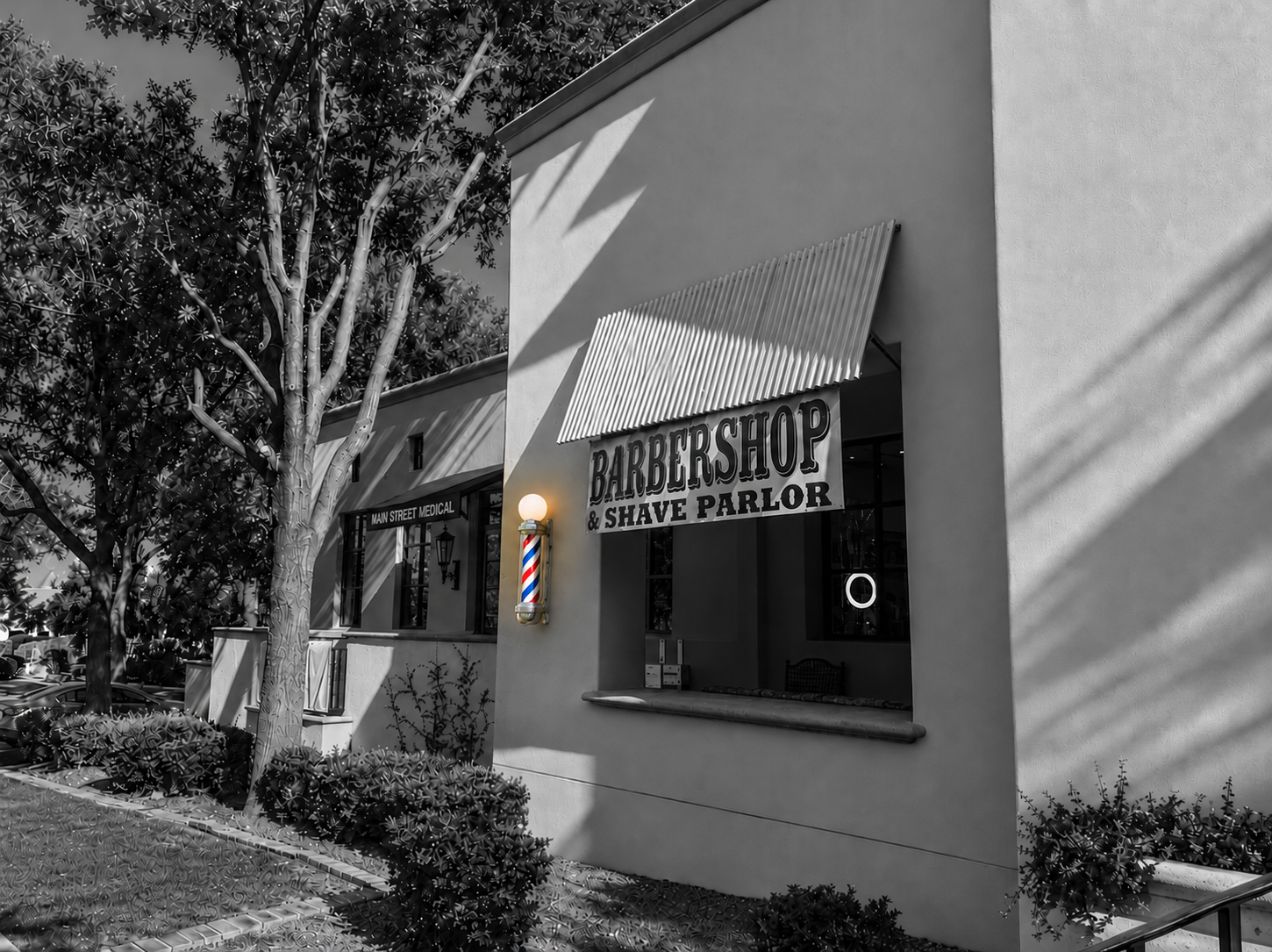 Inside Barbershop on Main