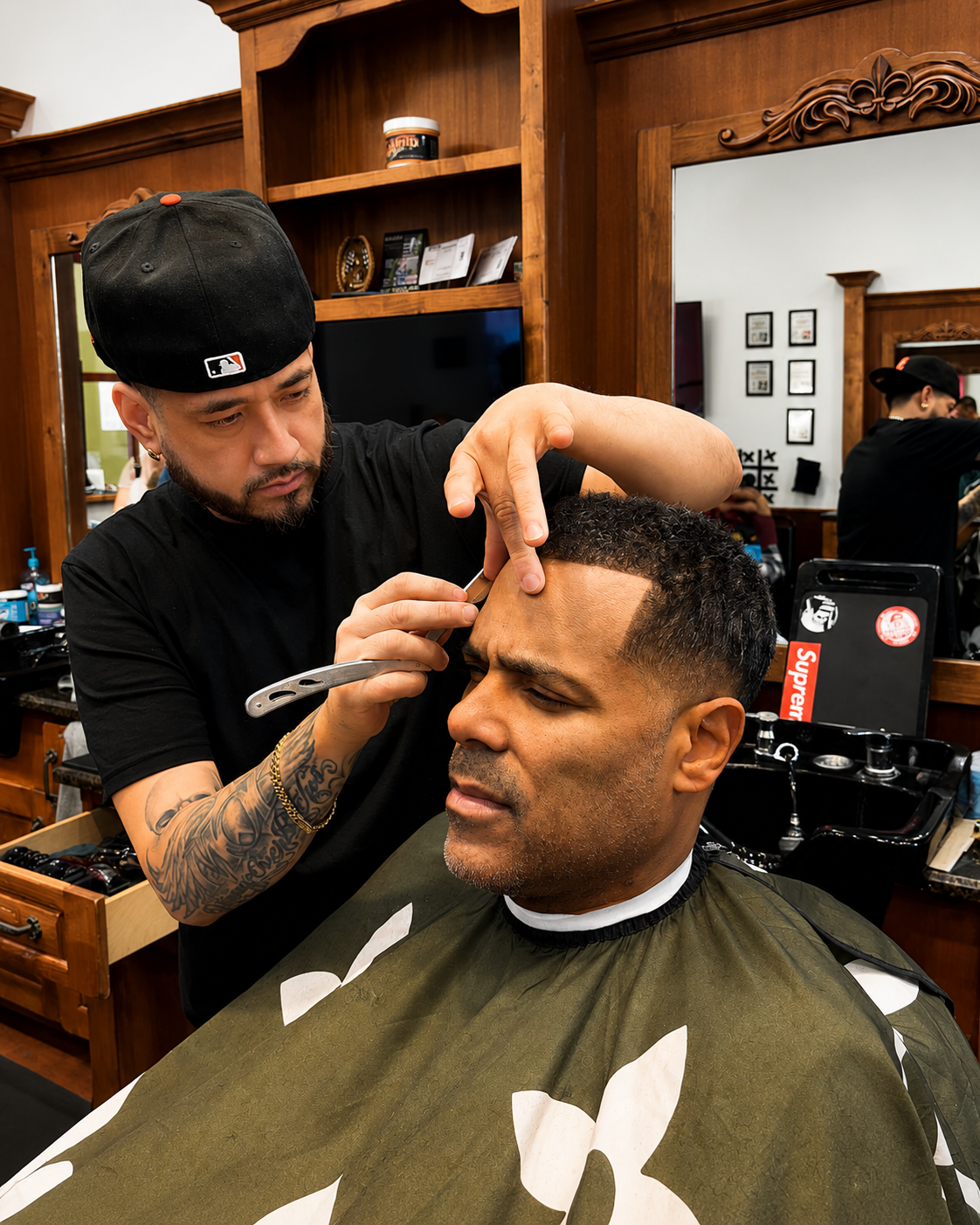 Gilbert, Barber at Barbershop on Main